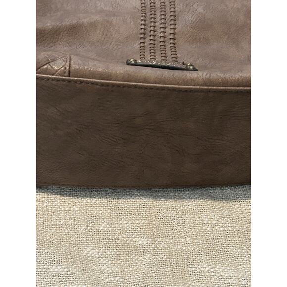 Darcy Marks London Coffee Taupe Brown Handbag Hobo Bag Bohemian Whymsical - Picture 4 of 16